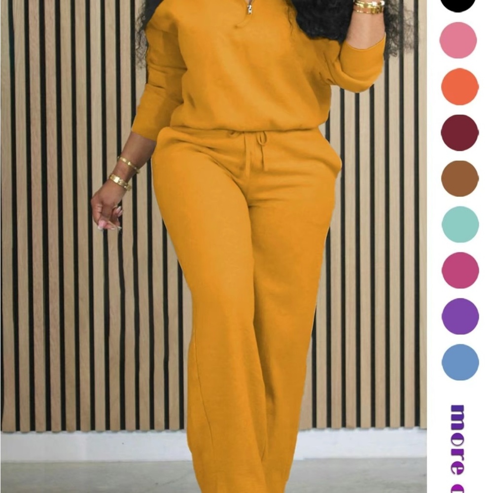 Brand New Women's Bright Orange Jumpsuit
